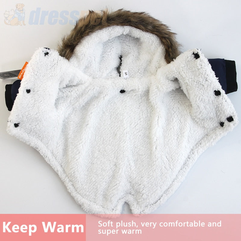 Winter Pet Dog Clothes Warm For Small Dogs