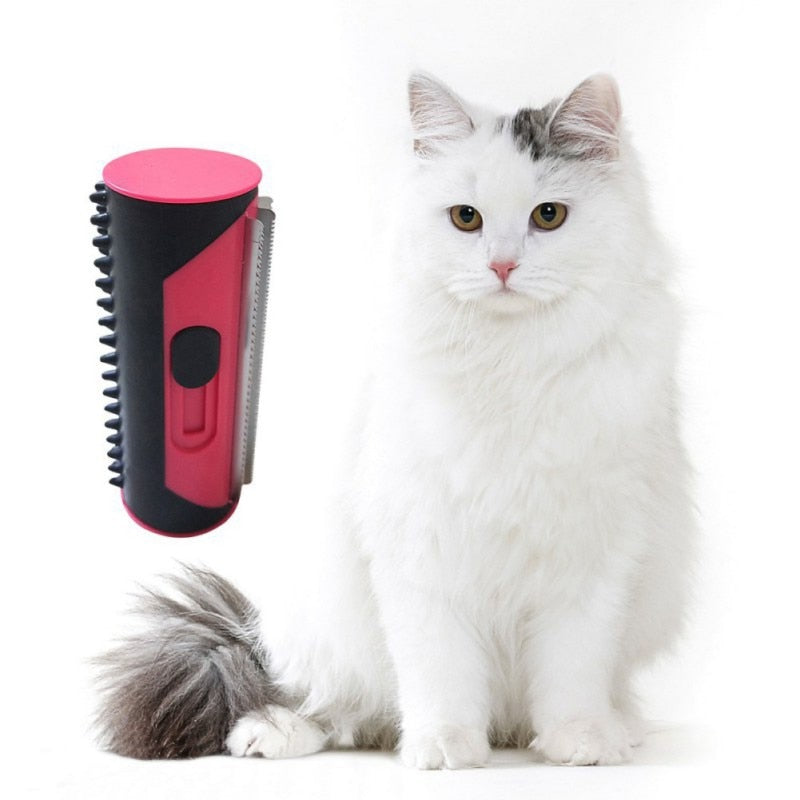 Pet Dog Hair Comb Lint Roller Puppy Cleaning Brush Cats Hair Sofa Carpet Cleaner